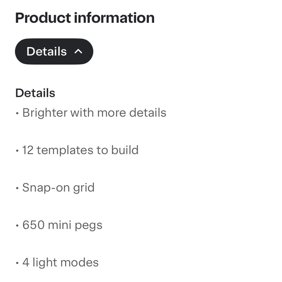 New in box Sealed Lite-Brite Super Bright HD Pop Wow Wall Art Toy Holiday gifts - Picture 2 of 6